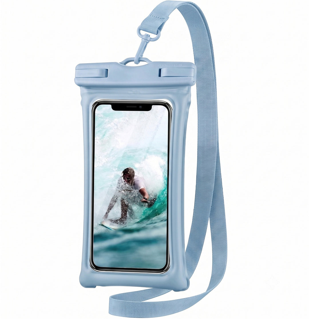 Waterproof smartphone holder with carrying strap Bowlift