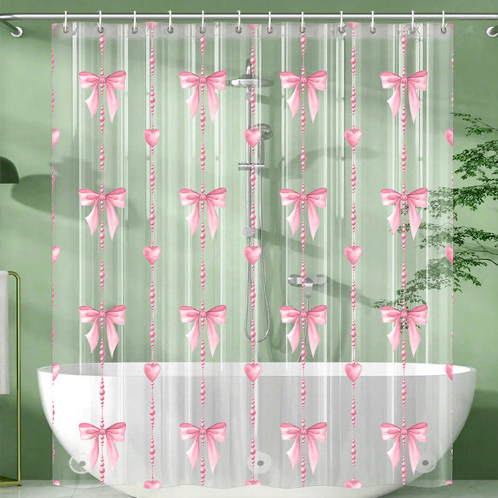 Decorative Shower Curtain Bowlift