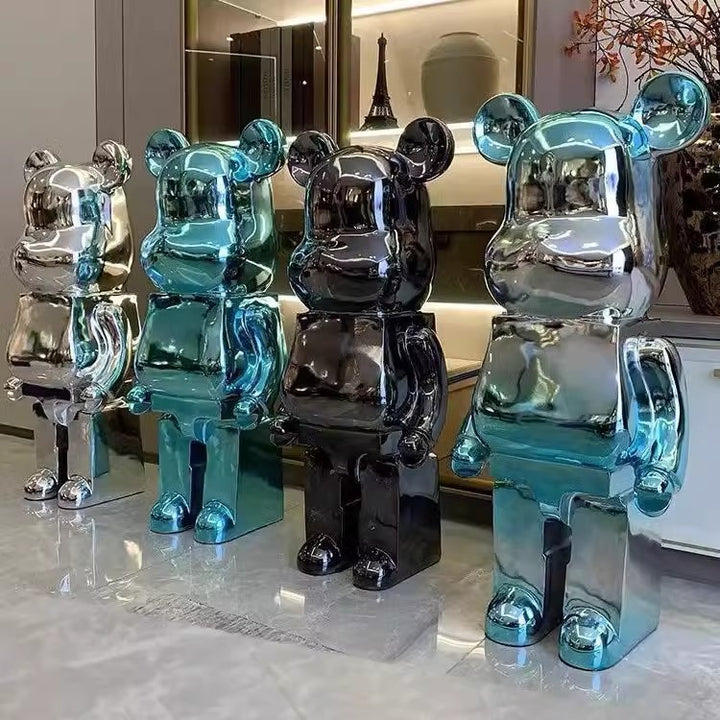 Decorative Resin Bear Figurine for Home Decor