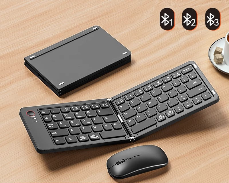 Foldable Bluetooth Keyboard and Mouse Combo Bowlift