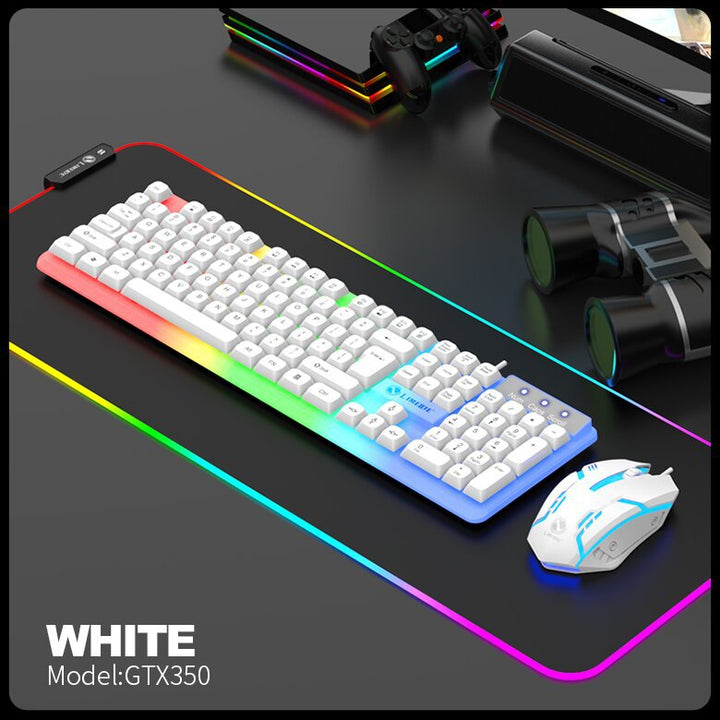 RGB Touch-Sensitive Gaming Keyboard with Precision Mouse Bowlift