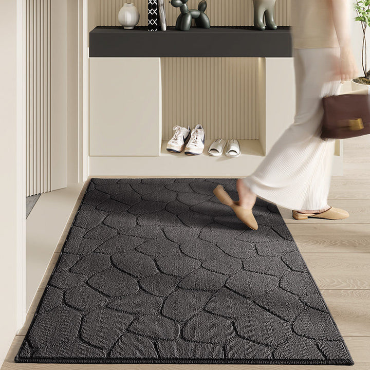 Textured Geometric Area Rug Bowlift