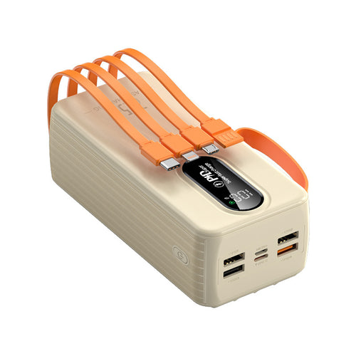 Power bank with digital charging display and multi-charging ports Bowlift
