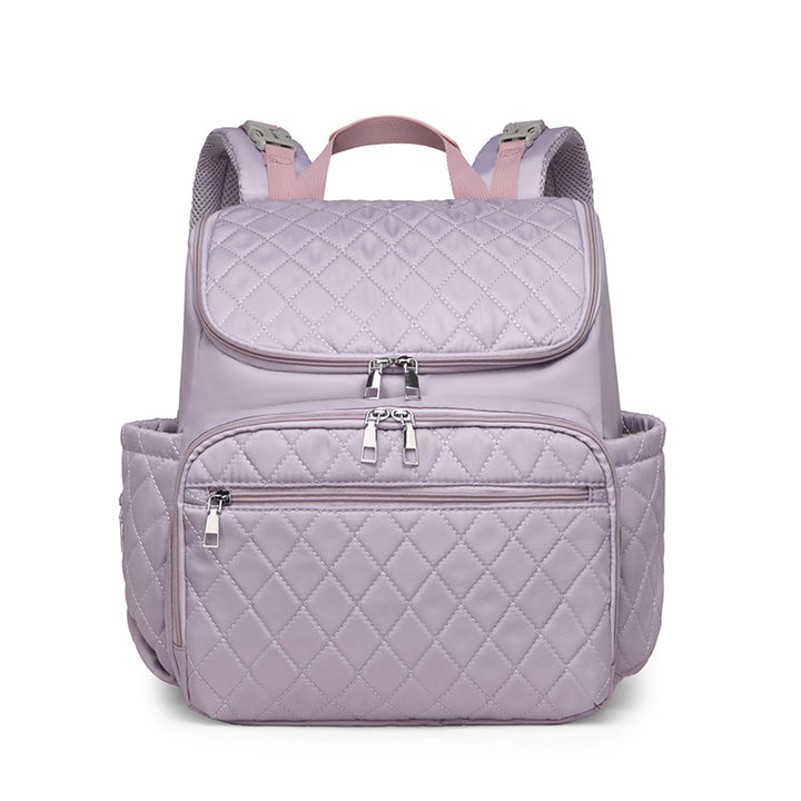 Quilted Multi-Functional Diaper Backpack Bowlift