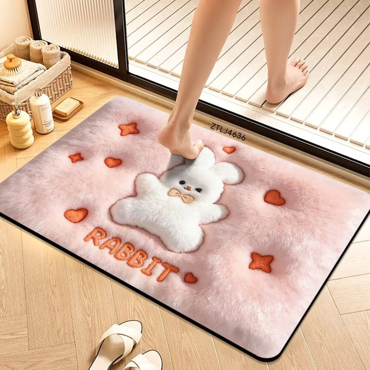 Plush Money-Themed Bath Mat Bowlift
