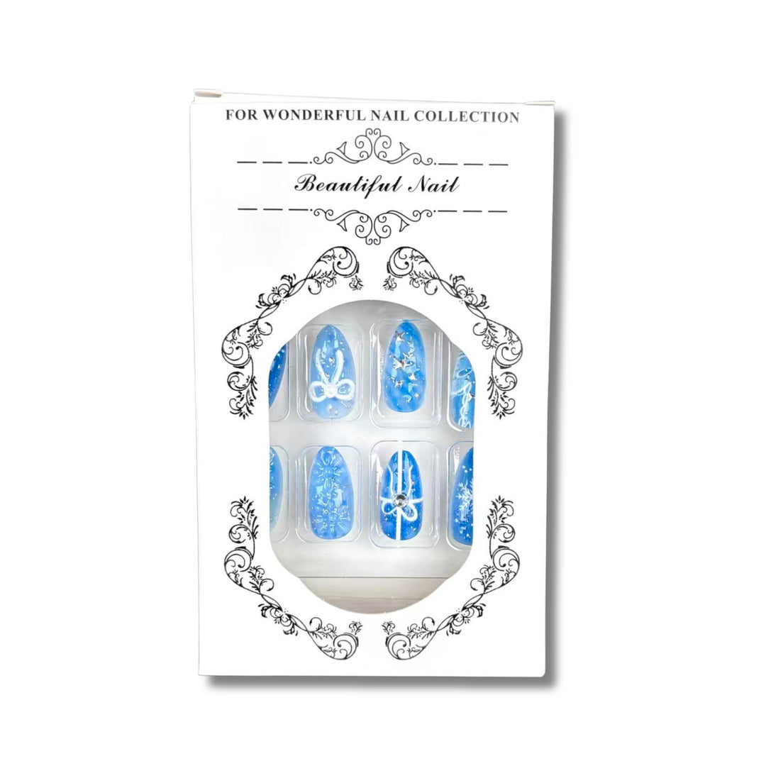 Elegant Decorative Press-On Nail Set