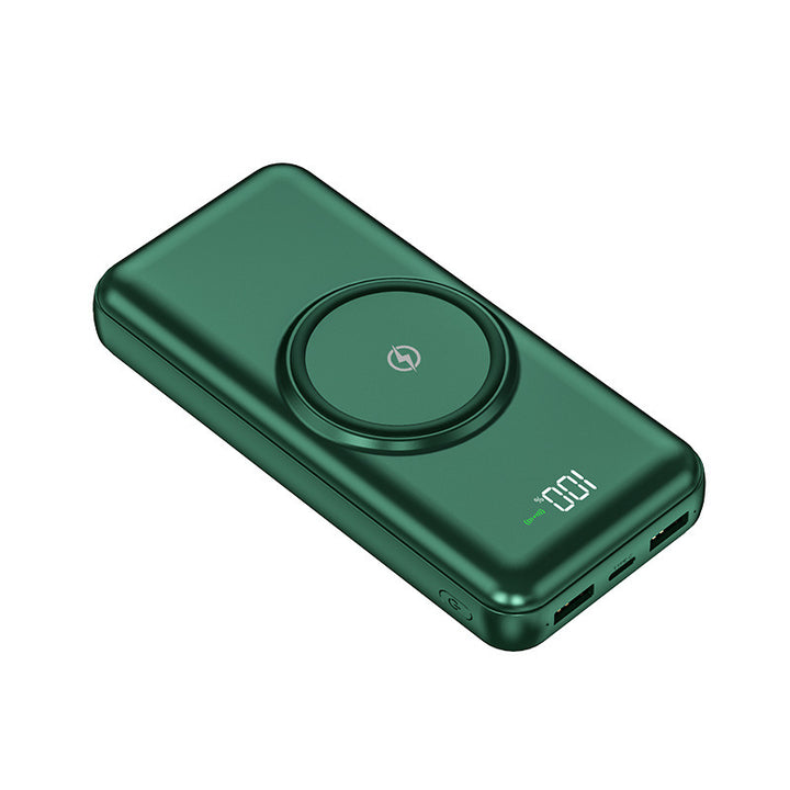 Portable power bank with wireless fast charging function and intelligent charge indicator Bowlift