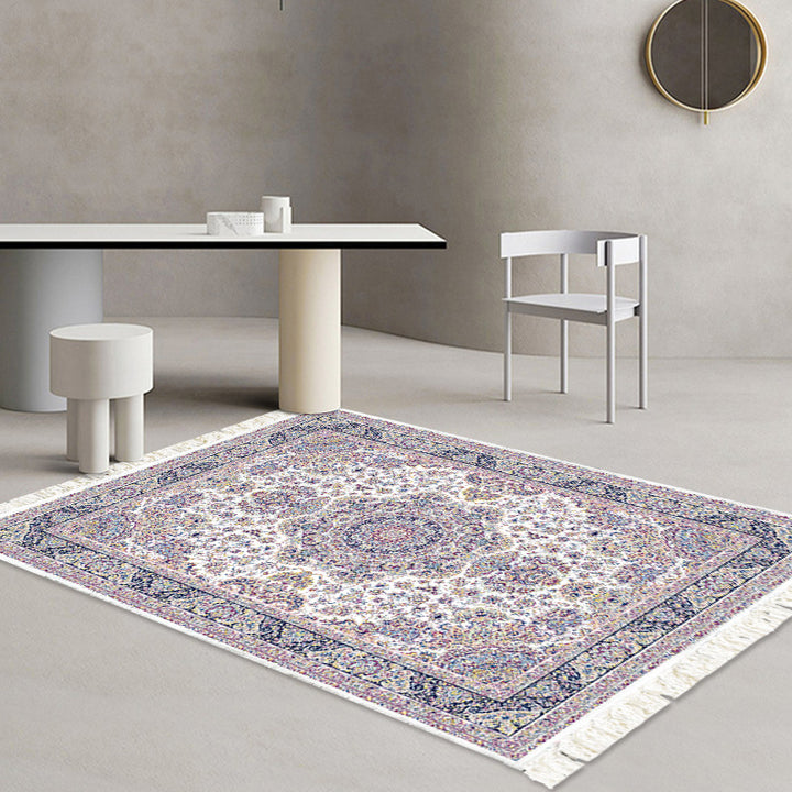 Textured Abstract Area Rug Bowlift