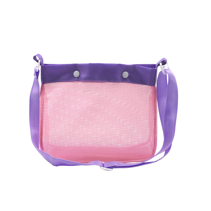 Practical Mesh Crossbody Bag Bowlift