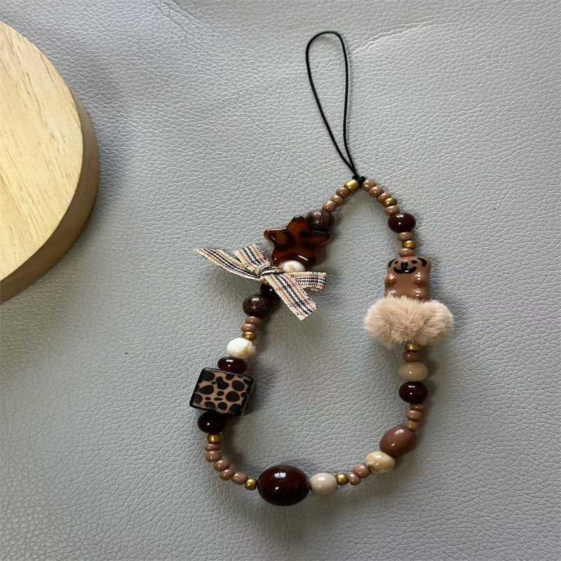 Beaded Charm Keychain Holder Bowlift 1790134395