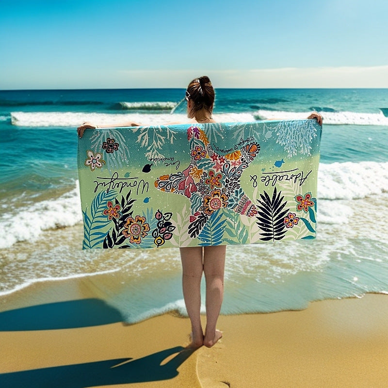 Artistic Beach Towel Bowlift