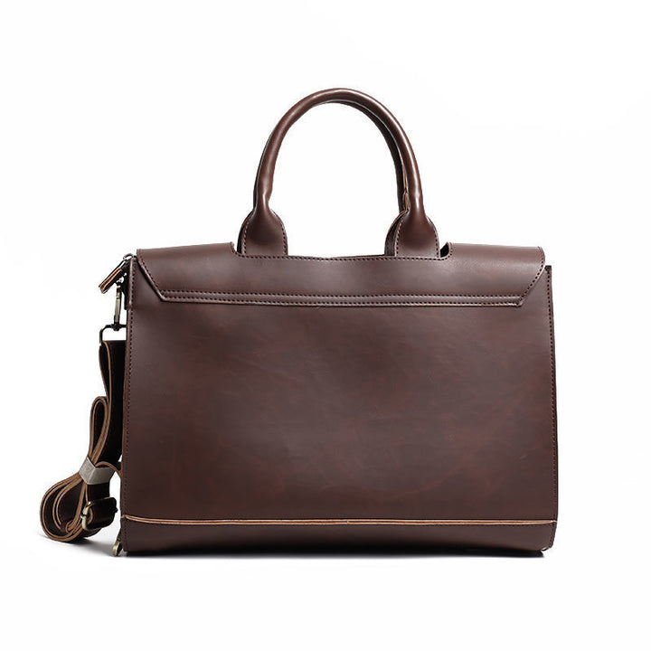 Elegant briefcase with practical outer pocket Bowlift