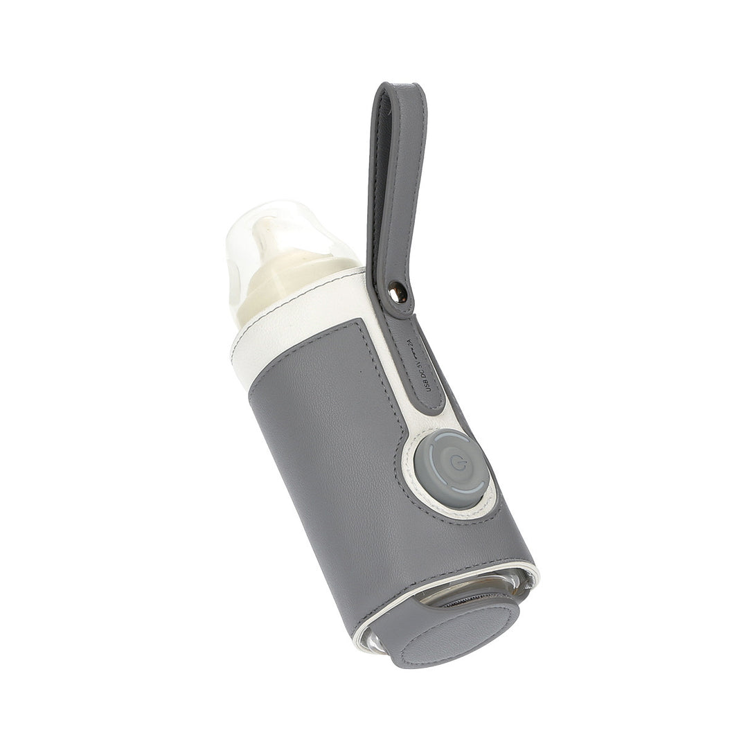 Elegant and Functional Bottle with Leather Sleeve Bowlift