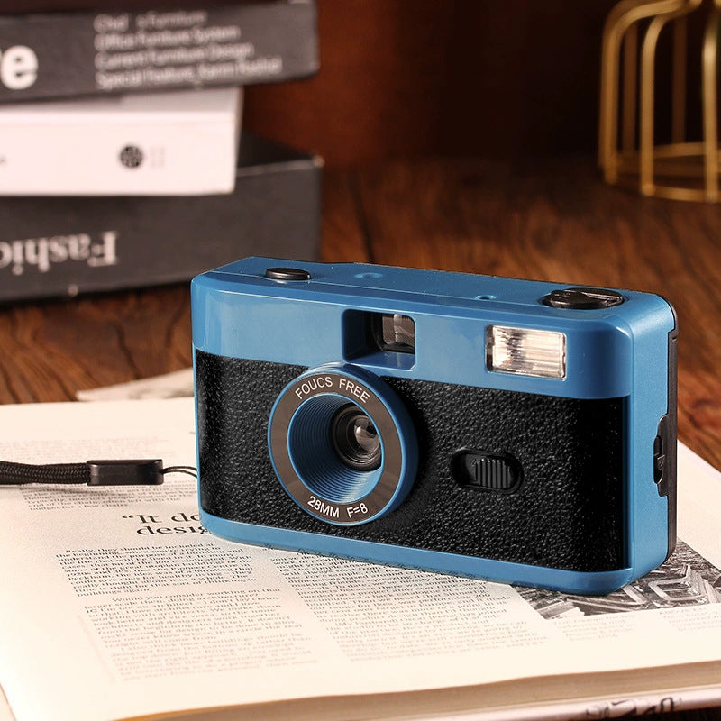 Reusable 35mm Film Camera with Flash Bowlift