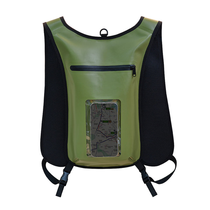 Waterproof Smartphone Backpack with Transparent Front Pocket Bowlift