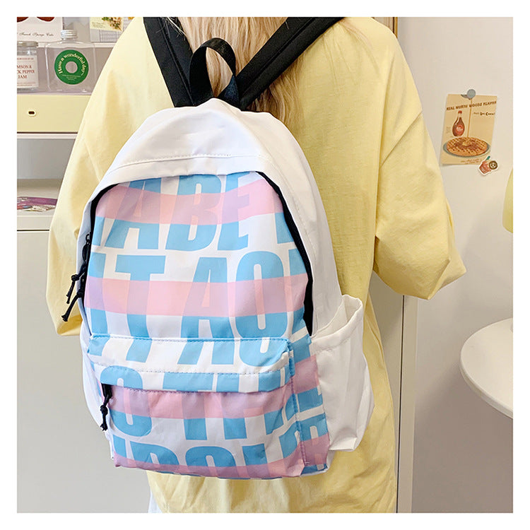 Leisure backpack with eye-catching graphic design and practical compartments Bowlift