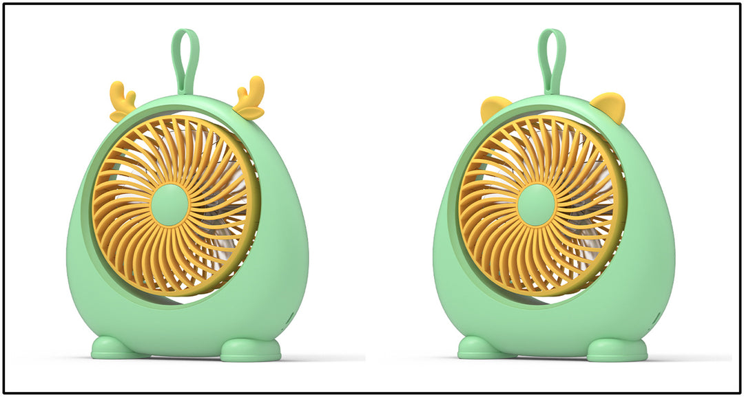 Ladies innovative mini fan in animal motif Bowlift