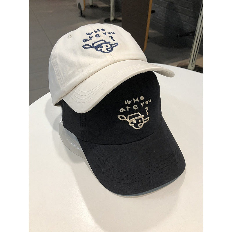 Men's Embroidered Character Casual Cap Bowlift