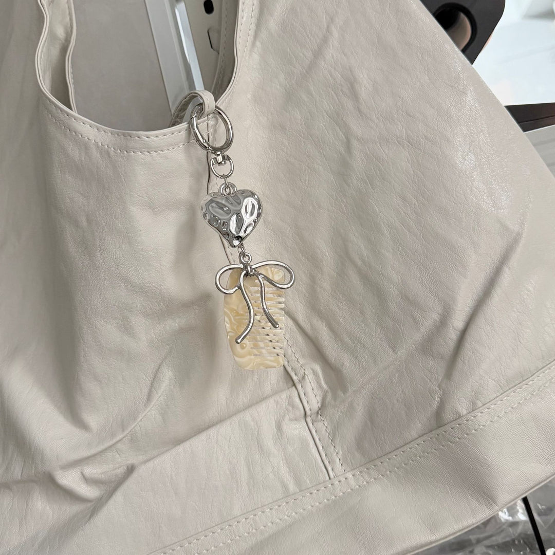Decorative Hair Comb Keychain Bowlift