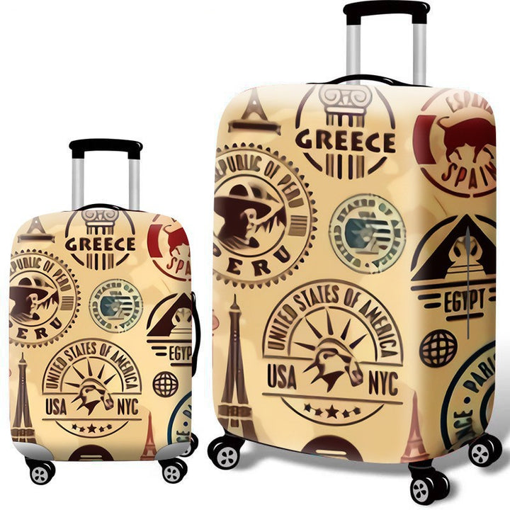 Women’s hard-shell suitcase with nostalgic London motif Bowlift