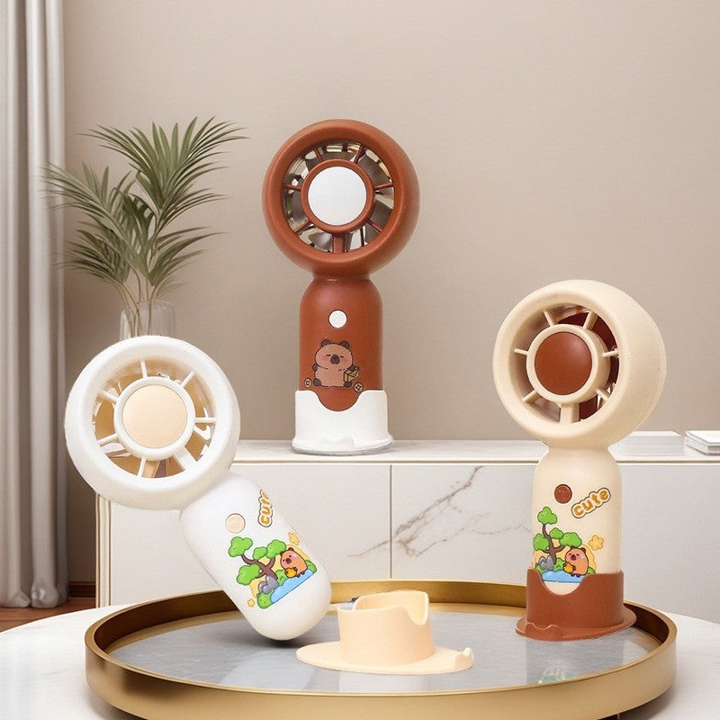 Women's portable handheld fan with USB connection Bowlift
