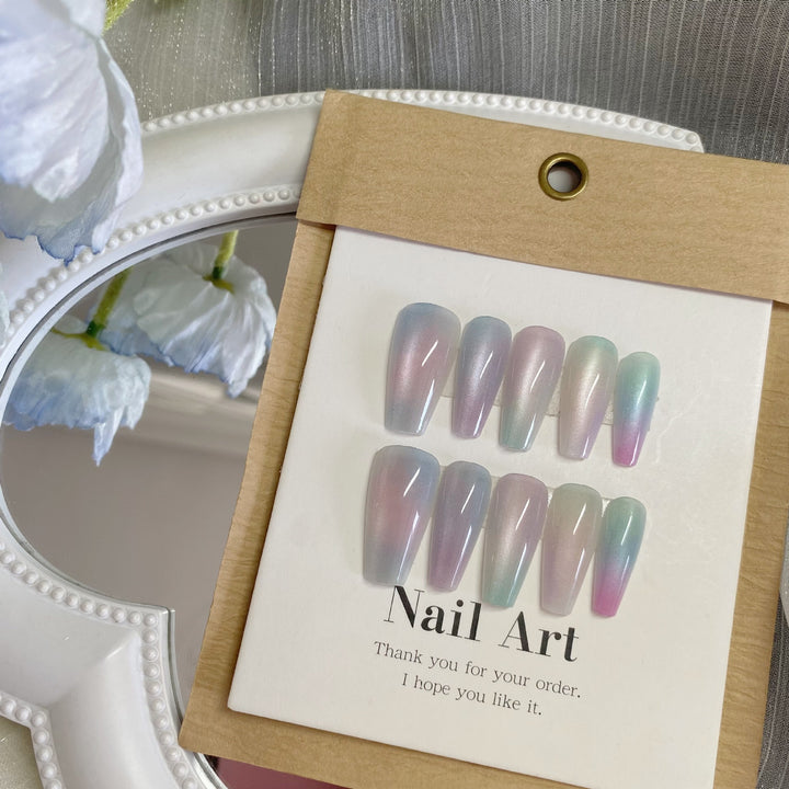 Ombre Gradient Press-On Nail Set