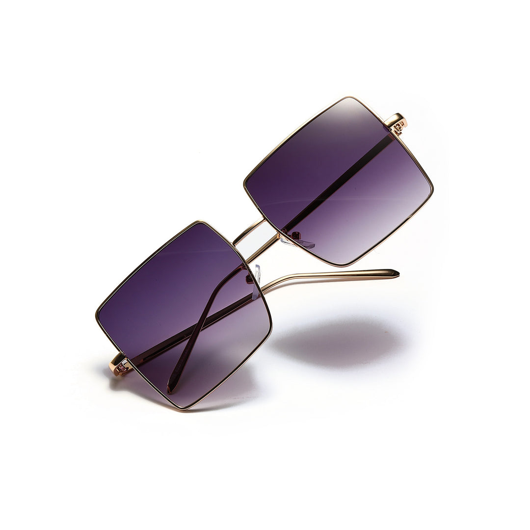 Women's Square Sunglasses with an Elegant Frame Construction Bowlift