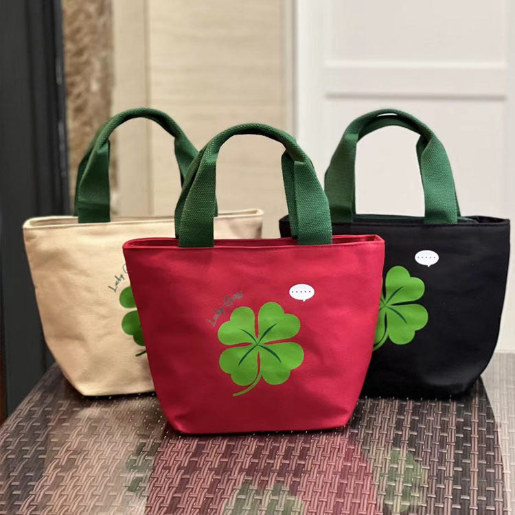 Cute Bear Print Lunch Tote Bowlift