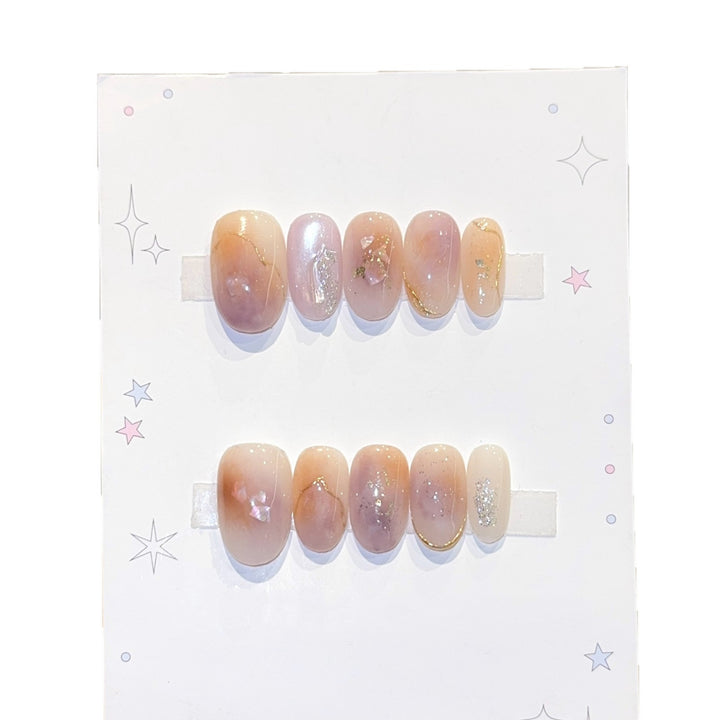 Artificial Nail Tips with Elegant Design Bowlift