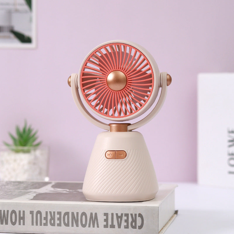 Ladies Portable Mini Fan with Flexible Tilt Bowlift