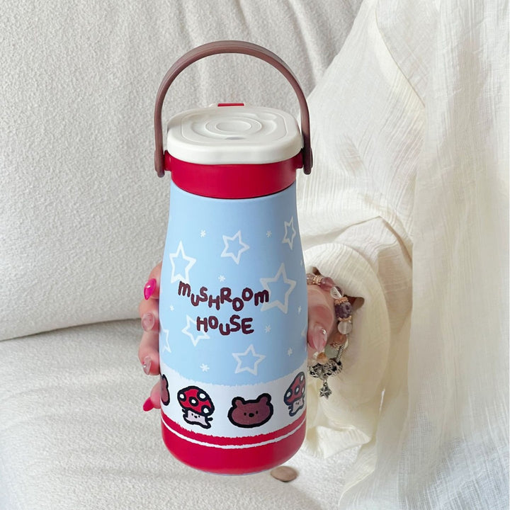 Women's ergonomic water bottle with practical carrying handle Bowlift
