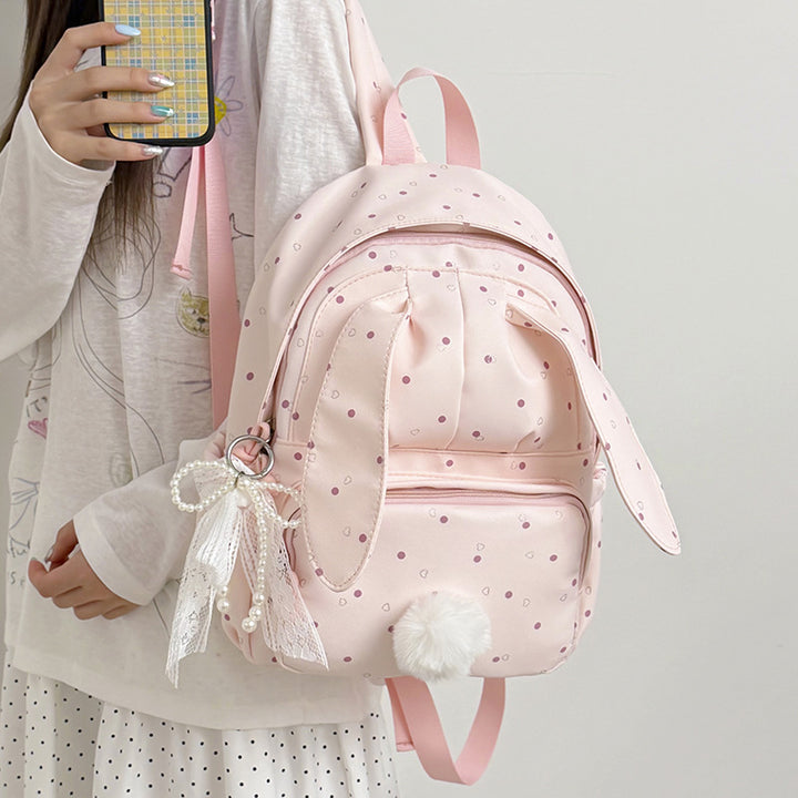 Cute Bunny-Themed Backpack Bowlift