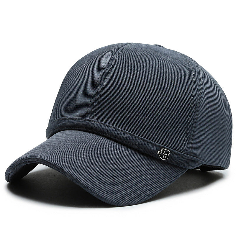 Men's Adjustable Curved Brim Cap Bowlift
