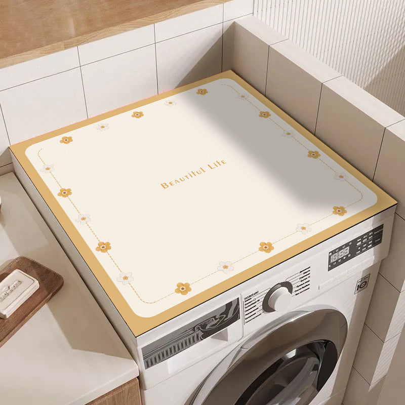 Decorative Laundry Top Mat Bowlift