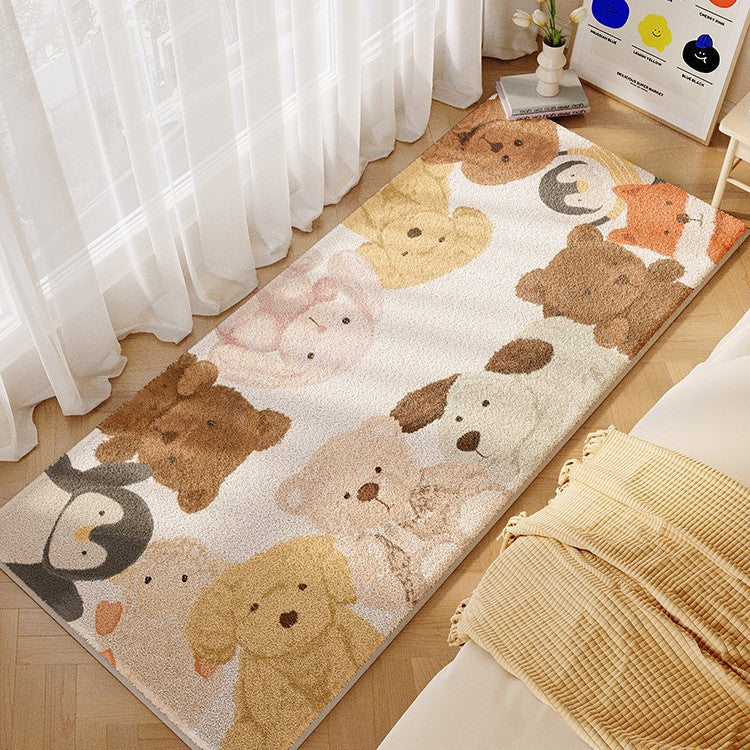 Playful Animal-Themed Runner Mat Bowlift