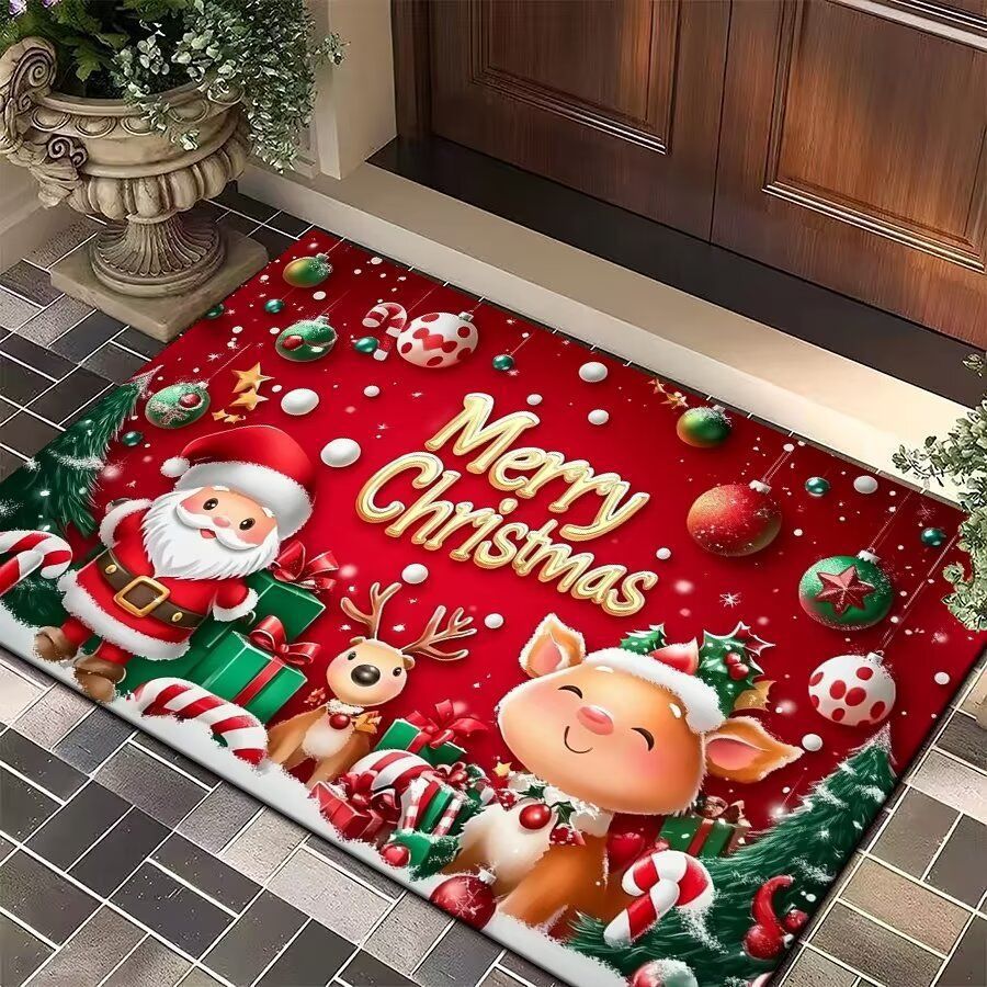 Festive Winter-Themed Entrance Mat Bowlift