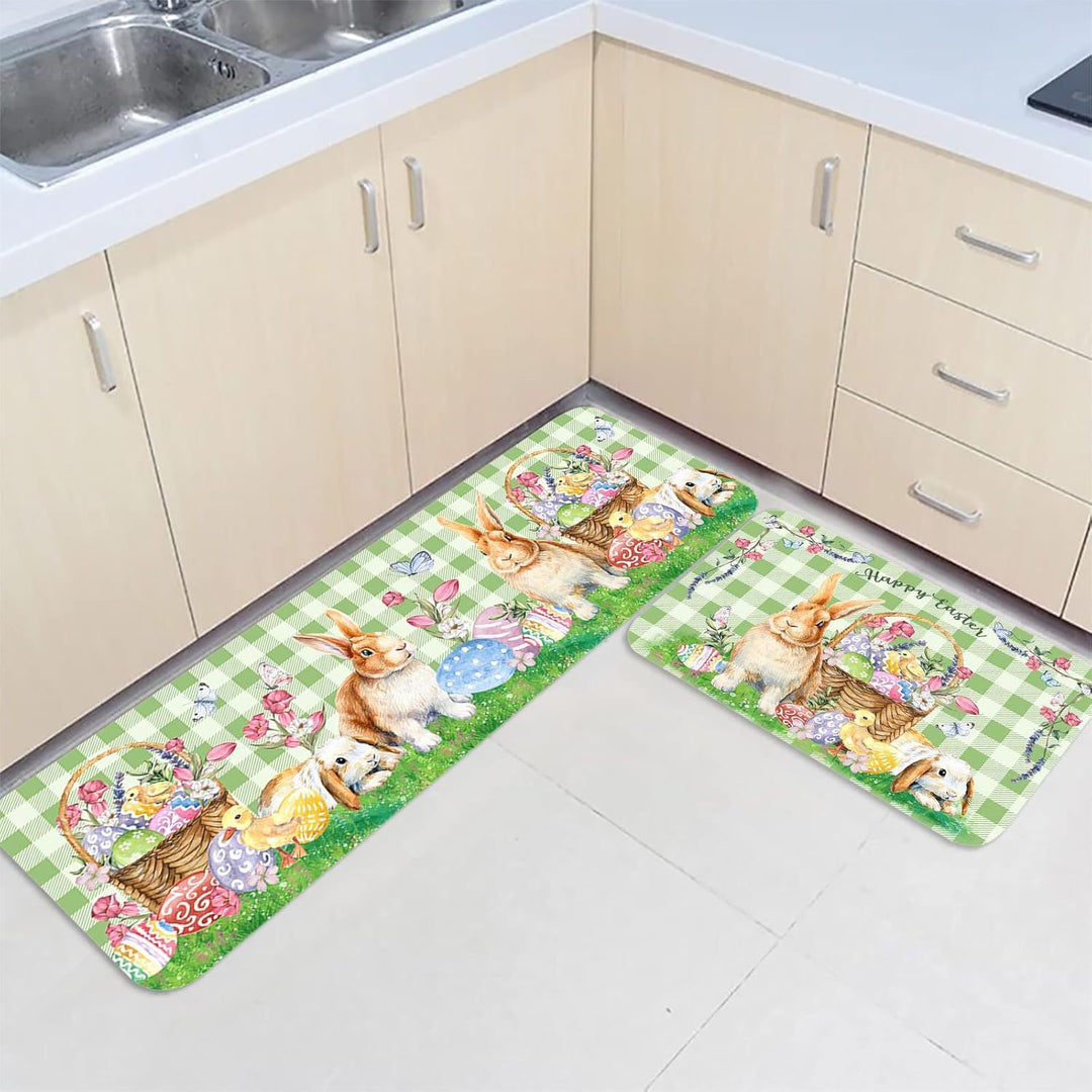 Children's Easter-Themed Kitchen Floor Mat Bowlift