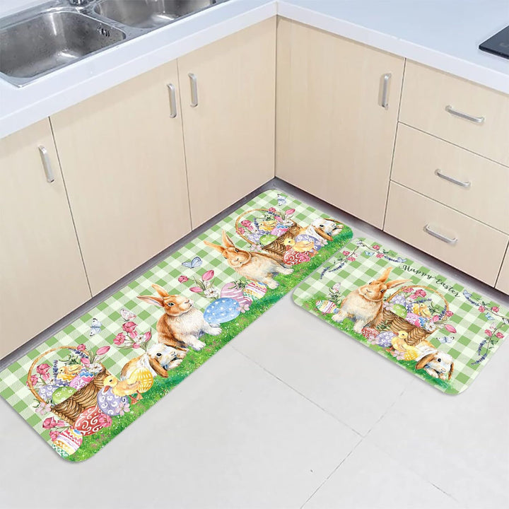 Children's Easter-Themed Kitchen Floor Mat Bowlift