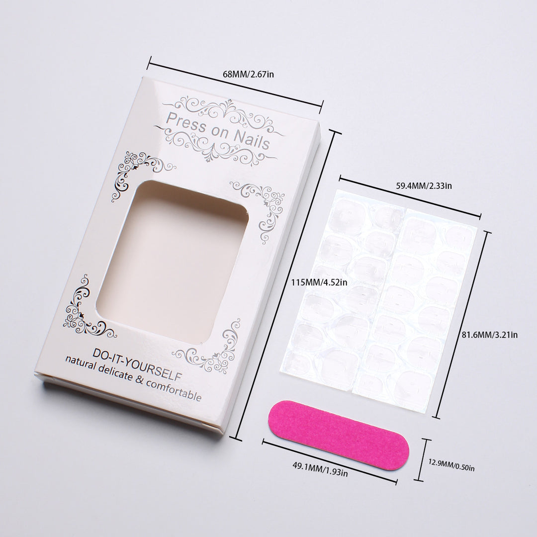 Artistic Press-On Nail Art Set Bowlift