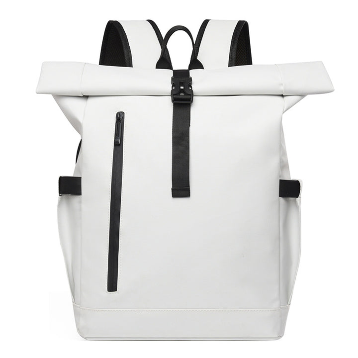 Waterproof Structured Roll-Top Backpack Bowlift