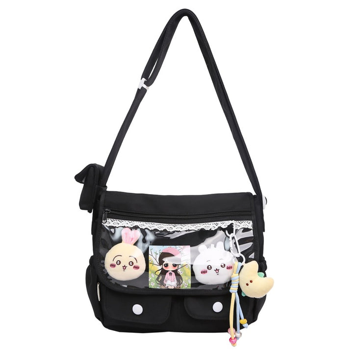 Cute Character-Themed Messenger Bag Bowlift