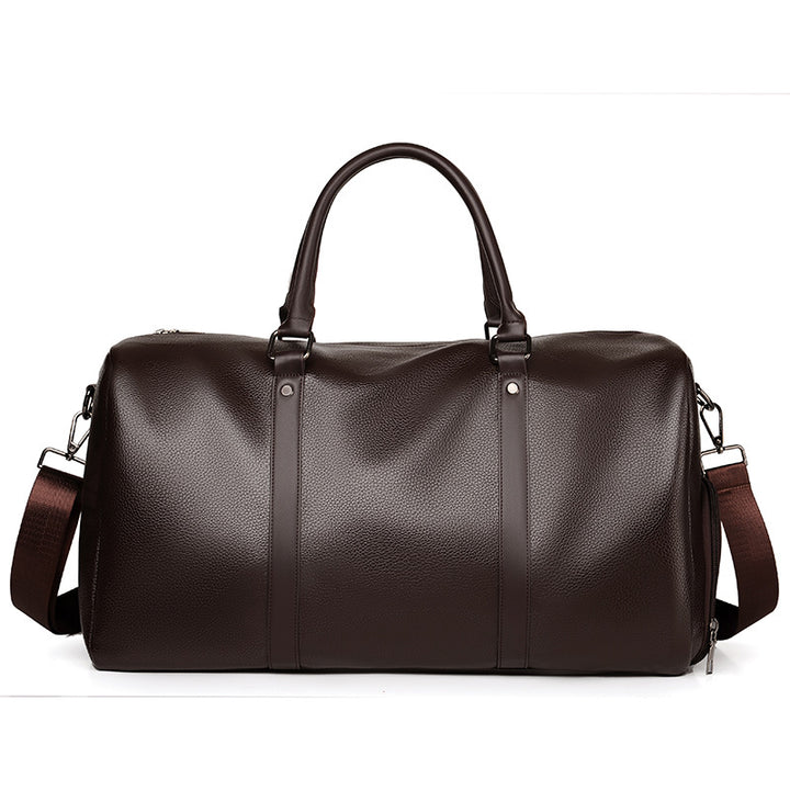 Premium Leather Weekend Travel Duffle Bowlift