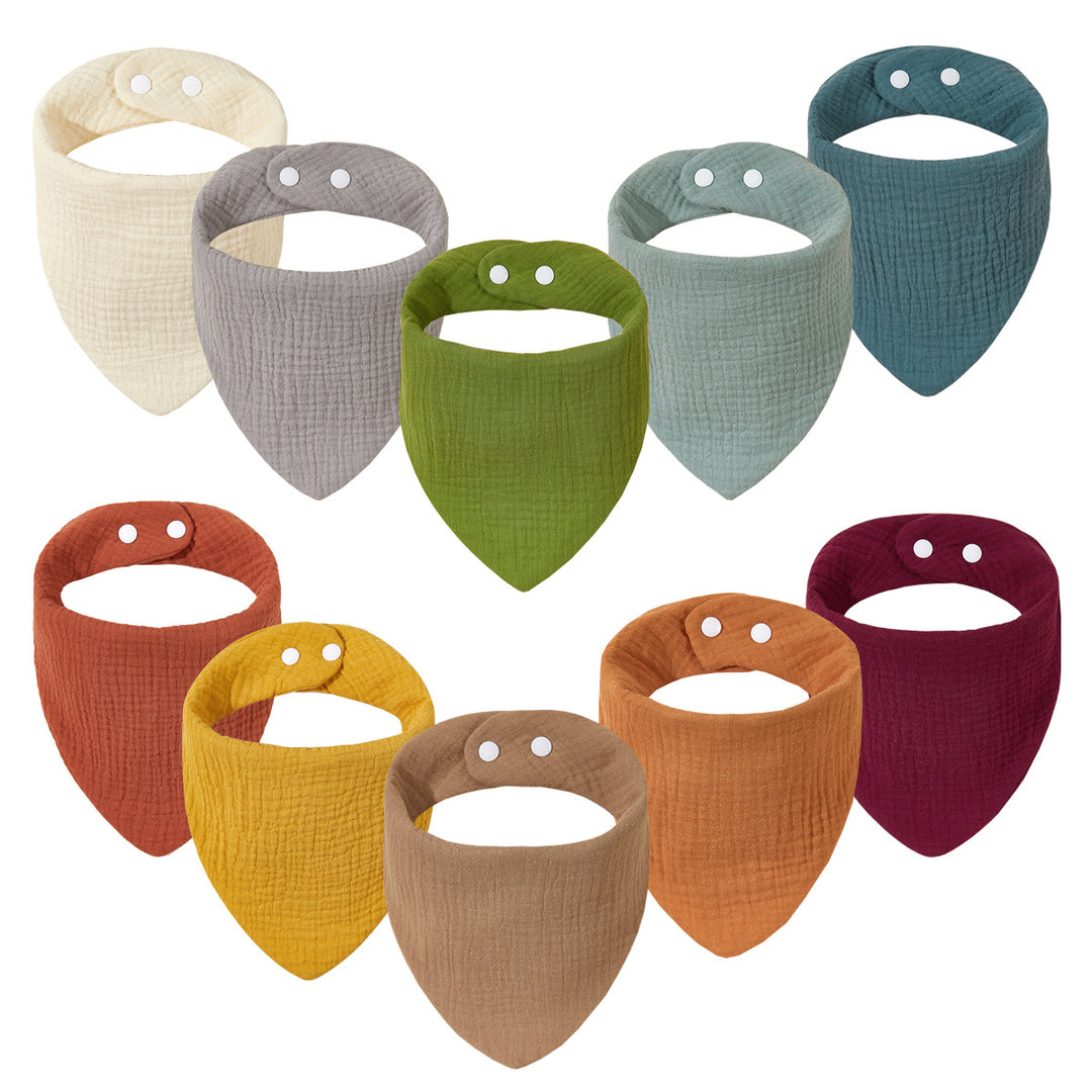 Soft Muslin Bandana Bibs Bowlift