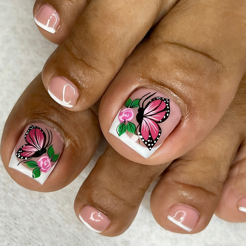 Artificial nails for elegant foot care Bowlift
