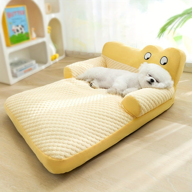 Fun-Shaped Plush Dog Bed