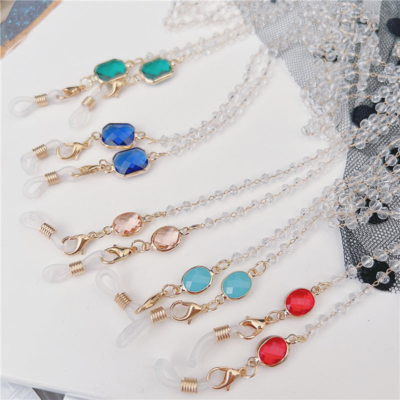 Stylish Beaded Eyewear Chain Bowlift