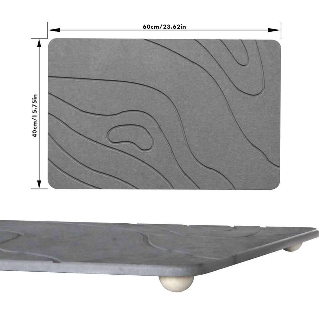 Textured Kitchen Drying Mat Bowlift