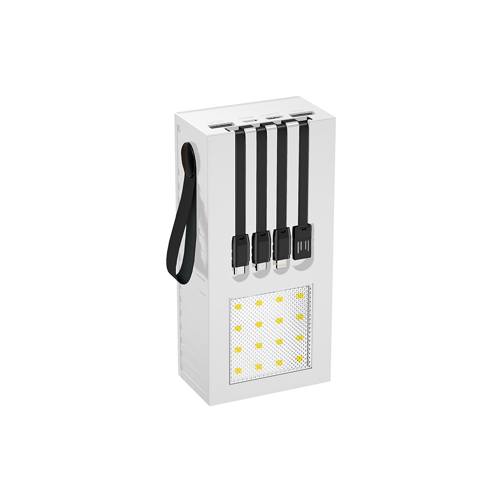 Portable multifunction lamp with integrated power bank Bowlift