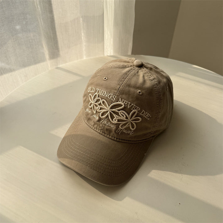 Women's Embroidered Floral Baseball Cap Bowlift 1783922211