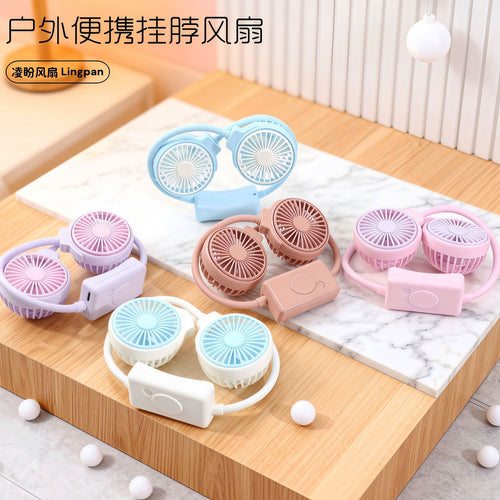 Women Portable Neck Fan with Flexible Design Bowlift